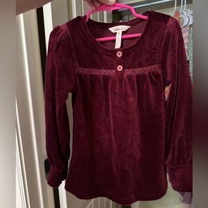 Matilda Jane Burgundy Long Sleeve Top